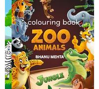 Under the Jungle Sky: A Coloring book for Kids": Packed with Jungle Animals, Fun Facts & Coloring Fun!