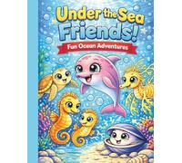 Under the Sea Friends: A Cute Ocean Coloring Book for Kids Ages 3-8 large