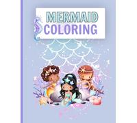 Under the Sea Mermaid Coloring Fun: Fun and Easy Underwater Designs with Cute Mermaids, Sea Animals, and Ocean Adventures for Ages 3-8