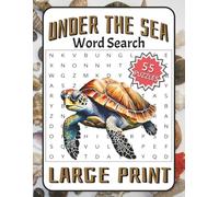 Under The Sea Word Search Puzzle Book: Word Searches with Easy to Read Print about Sea Life, Marine Life, Oceans and More | 8.5x11 inches, 110 pages | ... Gift for Vacations, Holliday, and Free Time