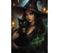 Under the Witch’s Moon A Black Cat Journal for Magic, Writing, and Inner Power: Witchy Lined 202 Pages for Shadow Work, Emotional Healing, ... or Anything! Great Gift for Any Witch Lover!