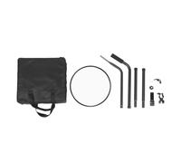 Under Vehicle Inspection Mirror with LED Light Adjustable Security Check Convex Search Mirror for Trucks Equipment School Checkpoints Customs Border Portable Lightweight Acrylic SH