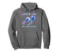 Under Watercolor Sea Ocean Just A Girl Who Loves Jellyfish Sudadera con Capucha