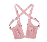 Underarm Shoulder Bag for Men, Hidden Anti-Theft Shoulder Armor Crossbody for Daily Carry, Urban Commuters, Travel (Pink)
