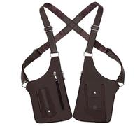 Underarm Shoulder Bag for Men, Hidden Anti-Theft Shoulder Armor Crossbody for Daily Carry, Urban Commuters, Travel (Brown)