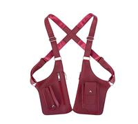 Underarm Shoulder Bag for Men, Hidden Anti-Theft Shoulder Armor Crossbody for Daily Carry, Urban Commuters, Travel (Wine Red)
