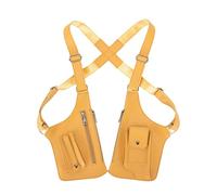 Underarm Shoulder Bag for Men, Hidden Anti-Theft Shoulder Armor Crossbody for Daily Carry, Urban Commuters, Travel (Yellow)