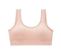 Underbust Schwitzschutz Ring Women's Underwear Thin of Threaded Sports Yoga Anti Bra Comfortable Bottoming Beauty Tank Tops Body Damen, Rosa., talla única