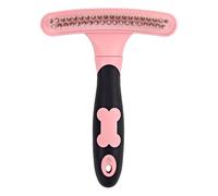Undercoat Rake, Dog Grooming Comb, Double Row Dematting Tool, Extra Wide Head, Anti Slip Handle, Medium to Large Dogs, For Heavy Shedding and Mat Removal 5.91x4.33 inches