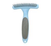 Undercoat Rake for Dogs, Dog Deshedding Brush, Dematting Comb for Dogs, Dog Hair Brush, Pet Grooming Tool for Dogs, Dog Hair Brush, Massage Effect & Hair Protection, Blue/Orange, 11.1x16.4x4.3cm