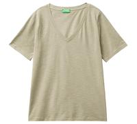 Undercolors of Benetton Camiseta 3bvxd400h, Verde Militar 0w9, M para Mujer