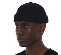 UNDERCONTROL Gorra de béisbol Unisex Talla Grande sin Visera Extra Grande XXL para Cabezas Grandes, Etiqueta de Acero Cosida a Mano Ajustable Color sólido Estilo Coreano Grande XL (Negra)