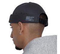 UNDERCONTROL Gorra de Pescador sin Visera puño Enrollado Estilo Marinero Leon Harbour sin Visera Estilo Miki Skull Docker Beanie Gorra táctica Trawler con aro para Hombres y Mujeres (carbón)