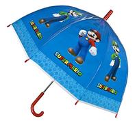 Undercover 66000000030 - Paraguas de Super Mario - Paraguas de Super Mario, longitud 66 cm, diámetro 69 cm