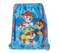 Undercover Bolsa de deporte de la Patrulla Canina, 32 x 41 cm, para niños, niñas, adolescentes, bolsa con cremallera, para escuela, viajes, deportes, azul, Talla única