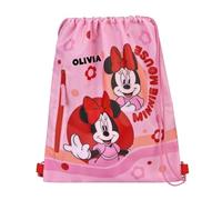 Undercover Bolsa de deporte Disney Minnie Mouse, personalizable con nombre, bolsa de deporte, mochila para niñas y niños, bolsa de cambio de ropa para guardería
