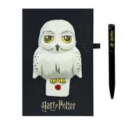Undercover - Cuaderno de Harry Potter - tapa dura con motivo Squishy en 3D - 60 hojas de papel FSC - con birlos en caja de regalo - para niños y adolescentes