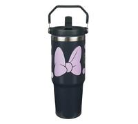 Undercover - Disney Minnie Mouse vaso térmico con asa - capacidad de 900 ml - vaso para beber de acero inoxidable con asa - botella para beber a prueba de fugas