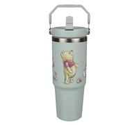 Undercover - Disney Winnie the Pooh vaso térmico con asa - capacidad de 900 ml - vaso para beber de acero inoxidable con asa - botella para beber a prueba de fugas
