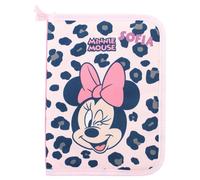 Undercover Estuche escolar para niña de Minnie Mouse - Personalizado con nombre - Estuche Disney en color rosa con contenido de lápices - Estuche escolar escolar escolar infantil, [04] Minnie Mouse