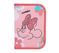 Undercover Estuche escolar para niña de Minnie Mouse - Personalizado con nombre - Estuche Disney en color rosa con contenido de lápices - Estuche escolar escolar escolar infantil, [01] Minnie Mouse