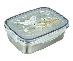 Undercover - Fiambrera de Harry Potter con Cierre de Goma - Fabricada en Acero Inoxidable - Capacidad de 550 ml - Fiambrera Escolar - Fiambrera Infantil - lonchera