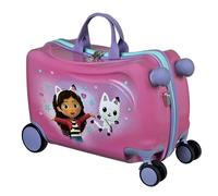 Undercover - Gabby's Dollhouse Ride-on Trolley - Equipaje Infantil para Sentarse - cargable hasta 50 kg - con prácticas Asas de Transporte - maletín de Viaje Resistente