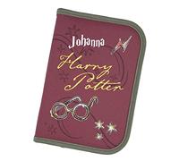 Undercover Harry Potter - Estuche infantil personalizado con nombre, estuche relleno con contenido para niñas y niños, Estuche Borgoña, Temas infantiles (Harry Potter)