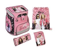 Undercover Juego de 5 mochilas escolares para niñas de 1er grado, con contenido personalizado, estuche escolar Scooli, Barbie, ca. 18 Liter, Carpeta