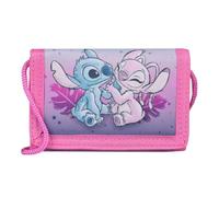 Undercover Lilo & Stitch - Cartera para niños, color rosa y rosa, con cordón, 9 x 2 x 13 cm, cartera para niños y niñas