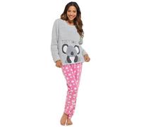 undercover lingerie Set de pijama de forro polar suave y cálido para mujer de dos piezas de invierno, varios diseños, tallas del Reino Unido 8-22, 40-42