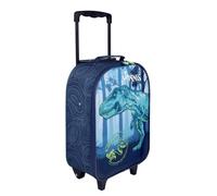 Undercover Maleta de viaje para niños, personalizable, con nombre, maleta de viaje para niñas y niños, Jurassic World Dino Azul, Einheitsgröße, Equipaje para niños