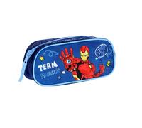 Undercover Marvel Avengers Iron Man - Estuche para lápices con cremallera azul para niños