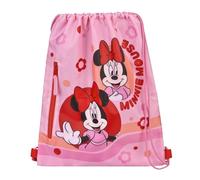 Undercover Minnie Mouse - Bolsa de deporte (40 x 33 cm, con compartimento con cremallera, para niños a partir de 3 años), color rosa