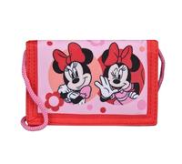 Undercover Minnie Mouse - Bolso de pecho para niños, diseño de lunares, color rosa y rojo, 9 x 2 x 13 cm