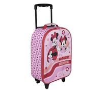 Undercover - Minnie Mouse Trolley Infantil - Amplio Compartimento Principal - compañero de Viaje Ideal - Barra telescópica Ajustable y bloqueable