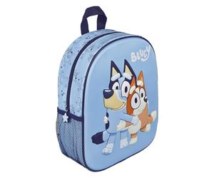 Undercover - Mochila 3D Bluey - Mochila infantil - tirantes ajustables - con bolsillos laterales de malla - a partir de 4 años