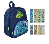 Undercover Mochila infantil con diseño de dinosaurios T-Rex para niños, personalizada con nombre, con bolsillo delantero, 2 compartimentos, 25 x 31 x 10 cm