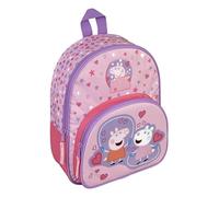 Undercover - Mochila infantil Peppa Pig - con bolsillo frontal - para jardín de infancia, tiempo libre y viajes - resistente y práctica - para niños a partir de 4 años
