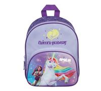 Undercover Mochila infantil personalizada Unicorn Academy con nombre, guardería Kita Niña Unicornio, Mochila para niños, Mochilas rucksack