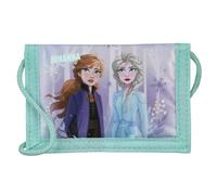 Undercover Monedero Disney Frozen para niña, personalizable con nombre, monedero para colgar, Turquesa pastel., Clásico
