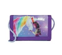 Undercover Monedero personalizado para niños, diseño de unicornio de la Academia con nombre, bolso de pecho para niñas, unicornio, cartera para colgar, regalo de escolarización, cumpleaños infantil