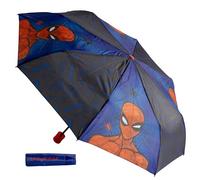 Undercover - Paraguas plegable Marvel Spider Man - Paraguas de bolsillo con funda protectora - 94 cm de diámetro - Ligero e ideal para las manos de los niños