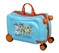Undercover Paw Patrol Reis Trolley Ride-on, Multicoloured, Hard Shell Trolley with Swivel castors