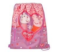Undercover Peppa Pig - Bolsa para zapatos (32 x 41 cm, con cremallera), para niños, niñas, adolescentes, escuela, viajes, deportes, azul