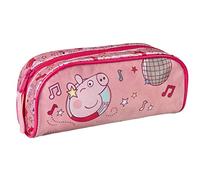 Undercover Estuche escolar Peppa Pig - Diseño de Peppa Pig, ideal para el comienzo del colegio