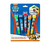 Undercover PPAT0743 - Set de 5 rotuladores y Sellos de Colores Paw Patrol