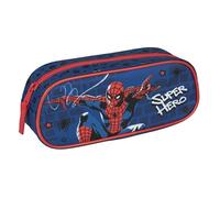 Undercover Spider-Man - Estuche para lápices de 50 g, 22 cm x 9 cm x 7 cm, para niños, niñas, adolescentes, escuela, rojo, clásico, Red, Clásico