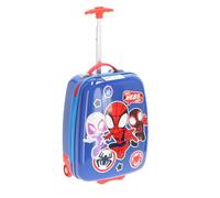 Undercover Spiderman Trolley, Multicoloured, Polycarbonate Trolley 16 inche