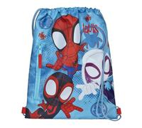 Undercover Spidey - Bolsa de deporte para niños, personalizable con nombre, bolsa de deporte para niño o niña, Spidey Blue